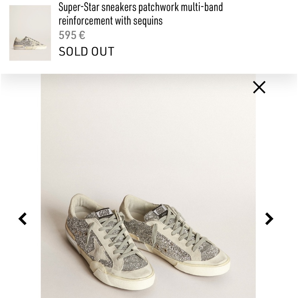 Golden Goose Super-Star sneakers patchwork multi-band reinforcement with sequins
